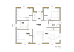 Конструкция - къща 9x11m(99m²)