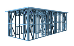 Конструкция - бунгало 3x8m (24m²)