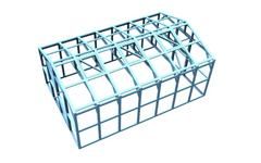 Конструкция - оранжерия 4x6m (24m²)