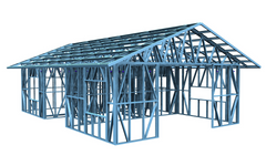 Конструкция - къща 11.1x7.1m (79m²)