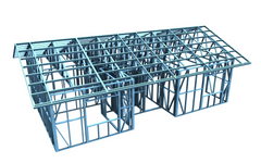 Конструкция - къща 11.1x7.1m (79m²)
